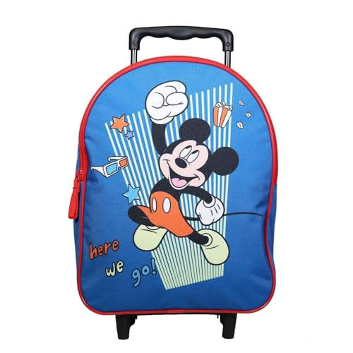 Mickey sac à dos à roulettes 31 cm Bagtrotter pour la maternelle