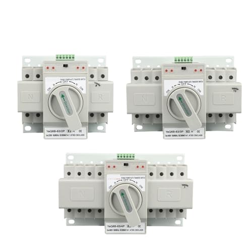Interrupteur de transfert automatique ATS 2P 63A commutation rapide AC230V double source