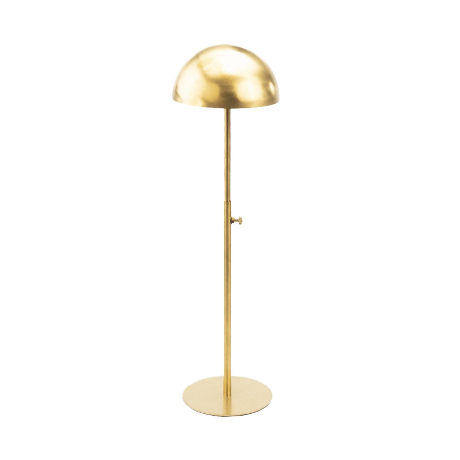 Espositore per cappelli in acciaio inox regolabile in altezza per negozi al dettaglio e decorazioni per la casa appassionati alla moda