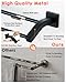 Alise Double Bath Towel Bars Towel Racks for Bathroom,Wall Mount Towel Holder Heavy Duty 16-Inch Towel Hanger Rail,SUS304 Stainless Steel Matte Black