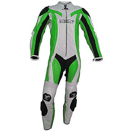 WinNet Tuta da Moto Racing in Vera Pelle Omologata C.E.