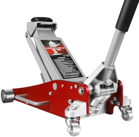 Jack Boss 3 Ton Low Profile, Aluminum and Steel Racing Floor Jack...