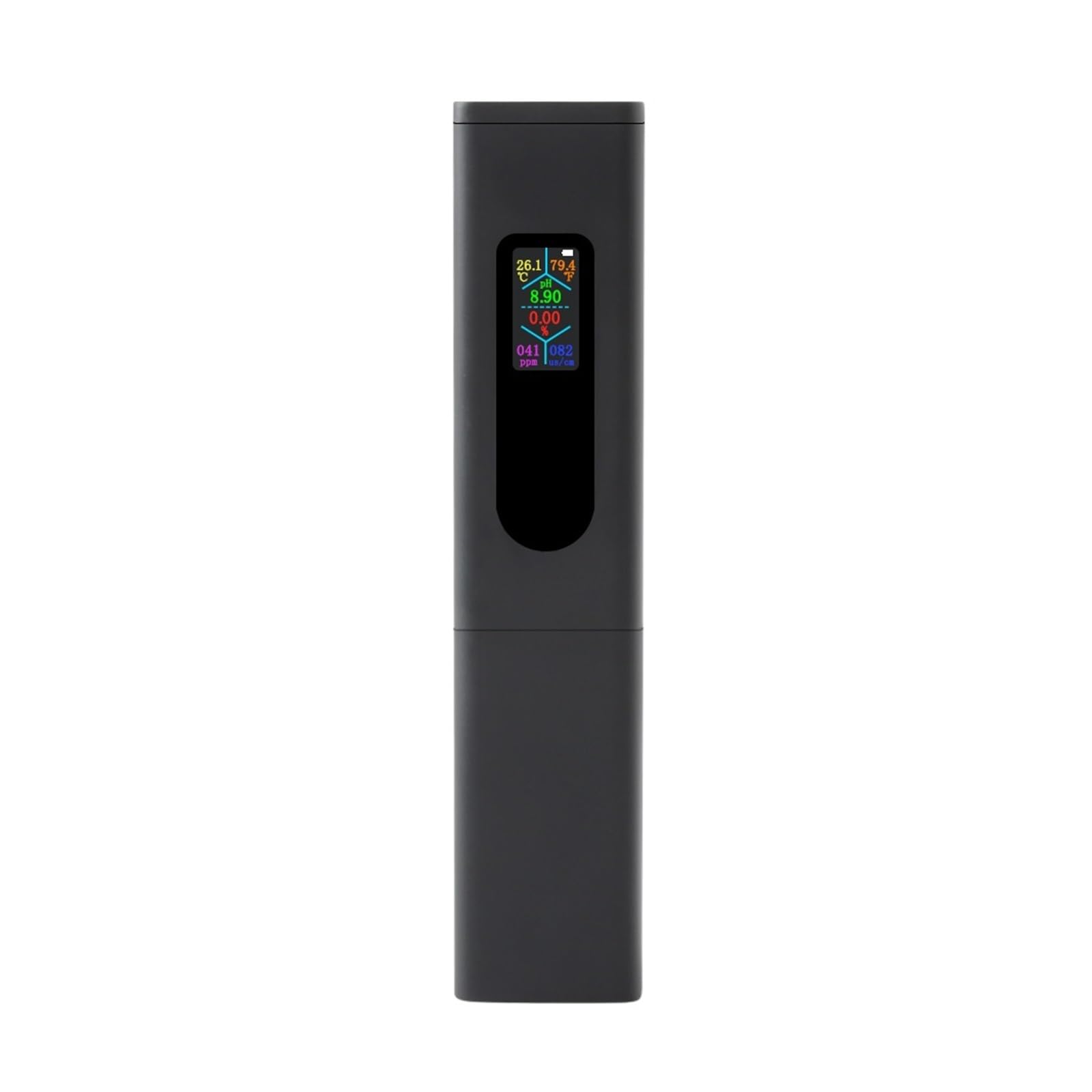 Tester Digitale Dela Qualità Del'acqua Potabile 5 In 1 Salinità/CE/temperatura/TDS/PH For La Carica Di Tipo C Coltura Idroponica Del'acquario Misurazione Accurata