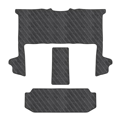 【くるまドットコム】アルファード ヴェルファイア 40系 フロアマット ラグマット 黒 2列目3列目