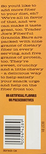 2 Boxes Trader Joe's Fiberful Granola Bars Rolled Oats & Chocolate Chips 9 g Fiber - image 3