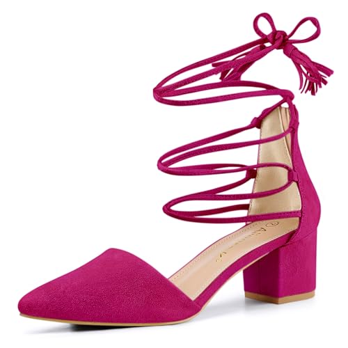 Cravate à la cheville pour femme Allegra K : chaussures à talons