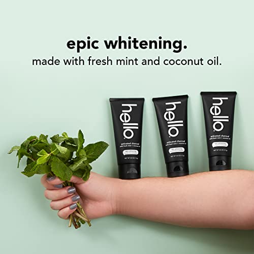 Hello 1270 Activated Charcoal Epic Teeth Whitening Fluoride Free Toothpaste And Toothbrush thumb #5