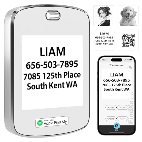 E-Ink Finder Tag FindXeink pour retrouver clés et sac de voyage