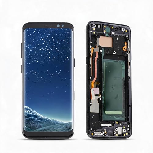 Écran tactile LCD Galaxy S8 de rechange pour réparation de téléphone