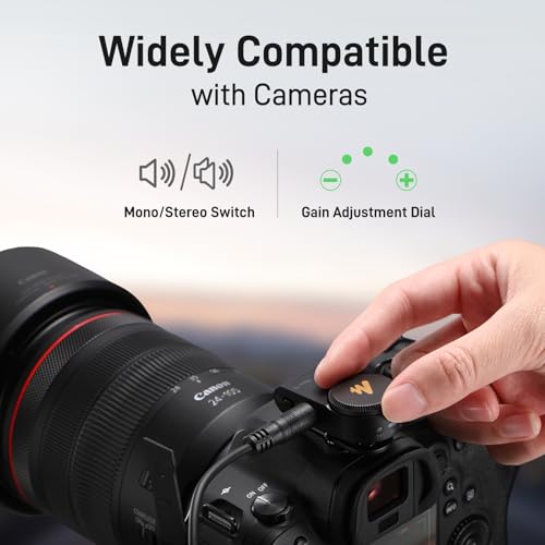 Image of MAONO T5 Wireless Lavalier Microphone for Camera (2 TX+1 RX+Charing Case) | Magnetic Lapel Mini Mic with 48khz /24bit Audio, AI Noise Reduction,1000ft, 40H, Gain Knob for Video Recording Content Creator