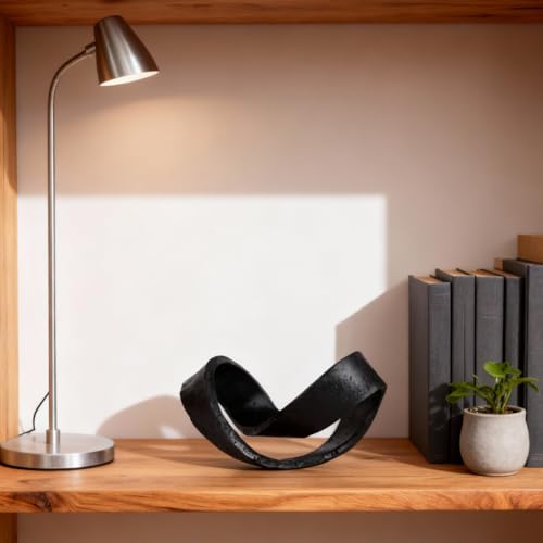 Escultura Geométrica Negra Moderna para Decoración miniatura 7