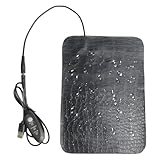 Generico Reptilien Heizmatte mit Temperaturregelung - wasserdichte Matte | leichtes Heizpad | Heizung unter der Badewanne für Schildkröte Eidechsen Frosch Schlange Tier