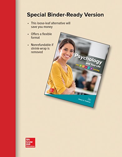 Loose Leaf for Psychology And Your Life with P.O.W.E.R Learning