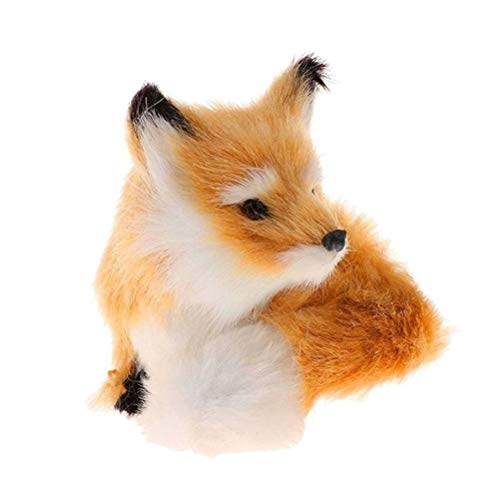 Volking Plüschtier Simulation Fuchs Spielzeug Kleine Fuchs Figur Kuscheltier Plüschtier Kuscheltier Deko für… – Bild 3