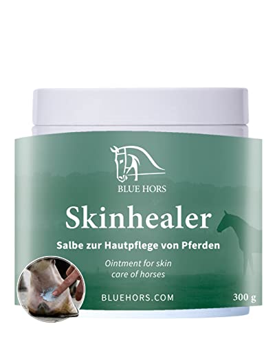 Blue Hors Skinhealer 300 g | Wundsalbe für Pferde | Bei Krusten Mauke Raspe | Weicht schonend auf & unterstützt Regenerationsprozess Cover