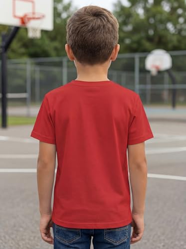 Image of HELLCAT Boys Round Neck Printed Blended Cotton Tshirt -Combo Pack of 2 - Orange /Blue