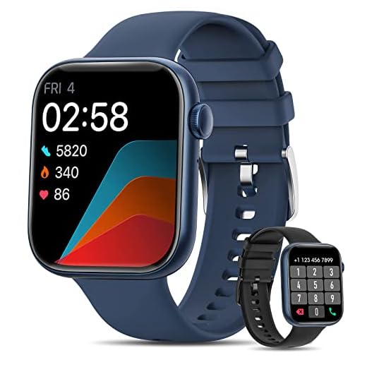 Smartwatch(Responder/Fazer Chamadas),1.8‘’Bluetooth Relogio Smartwatch Masculino para Android IPhones,5ATM À Prova D' Água Ao Ar Livre Fitness Tracker com AI Voz/Frequência Cardíaca/SpO2/Sleep Monitor