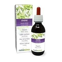 Kletten-Labkraut oder Klebkraut (Galium aparine) Kraut mit Blüten Alkoholfreier Urtinktur Naturalma - Flüssig-Extrakt Tropfen 120 ml - Nahrungsergänzungsmittel - Veganer