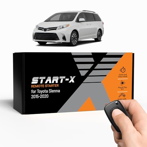 Start-X Remote Starter Kit for Toyota Sienna (2015, 2016, 2017,