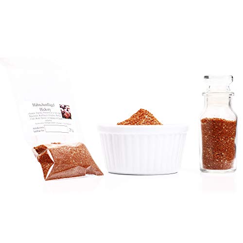 Hähnchenflügel Hickorygewürz | Brathähnchen Gewürzmischung mit Rauchsalz | BBQ Rub Chicken Marinade| glutenfrei 25g