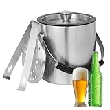 Acier inoxydable : Le bac à glaçons avec couvercle est fabriqué en acier inoxydable 304 de qualité alimentaire, résistant à la corrosion et à la rouille. Sûr, fiable, facile à nettoyer et durable, il conserve son éclat même après une utilisation fréquente. Sa poignée robuste en acier inoxydable facilite son transport, vous pouvez même l'emporter en voiture lors de vos déplacements, pour encore plus de plaisir en déplacement.