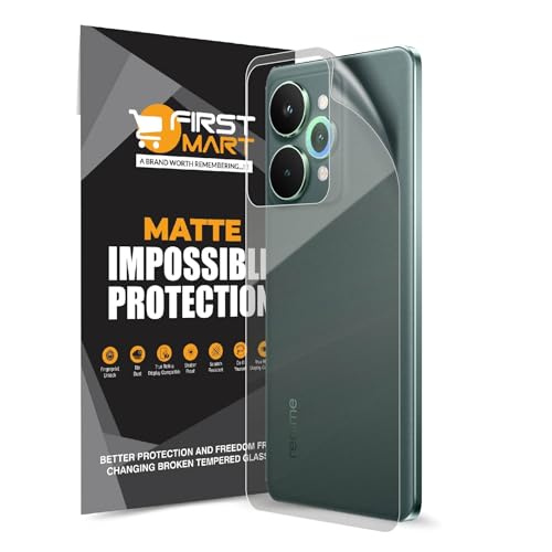 Image of FIRST MART Matte Back Screen Protector for Realme 15 Pro - TPU Anti-Glare Protection, Anti-Slip, Bubble-Free, Edge to Edge Coverage [ 1 Pack]