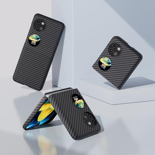 Étui à rabat pour smartphone Huawei Pocket 2 avec coque arrière rigide anti-choc