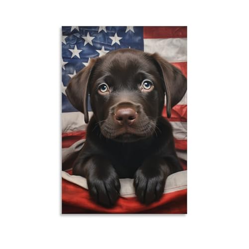 Impression sur toile Labrador d'art mural haut de gamme