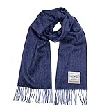 Heritage Traditions Schals und Tragetücher aus 100% reiner Wolle mit Schottenmuster (Blau)