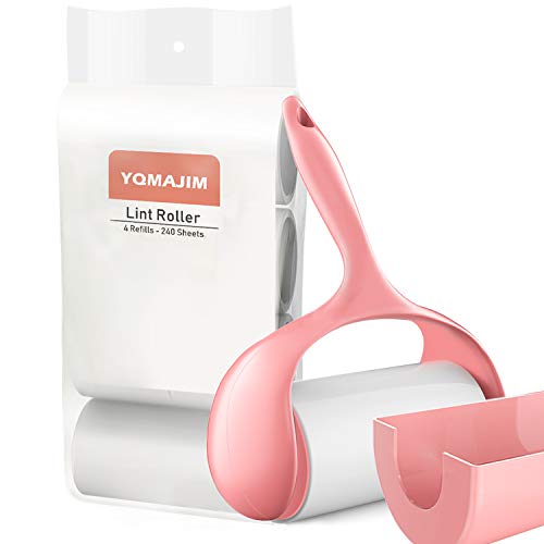 Lint Rollers, 4 Lint Roller Refills Extra Sticky Lint Roller Pet Hair Remover for Clothes Very Strong Lint Rollers for Pet Hair, Best Pet Lint Rollers Tape Roller Lint Roller for Clothes