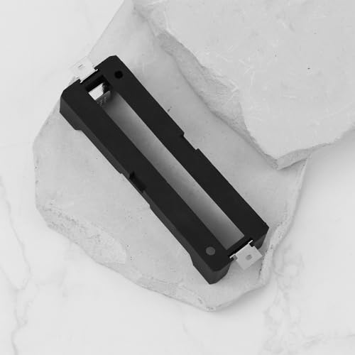 ECSiNG 2 Stück One Cell 21700 Batteriehalter für 20/21700 Batterie Schwarz