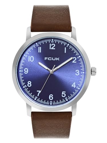 FCUK Analog Blue Dial Mens Watch-FK00033A (B0CQ22DG2F) Amazon Price History, Amazon Price Tracker