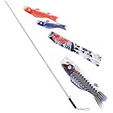 Koinobori: la manga de viento con forma de pez es el regalo navideño perfecto para o familiares, o para una inauguración de la casa, manga de viento con forma de cometa de pez japonesa
