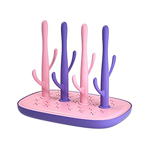 Égouttoir à biberons pour bébé - Égouttoir de rangement amovible - Accessoires mignons pour biberons - Cadeaux de bébé