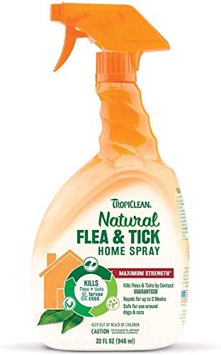 TropiClean Natural Flea & Tick Home Spray (32oz (2 Pack))