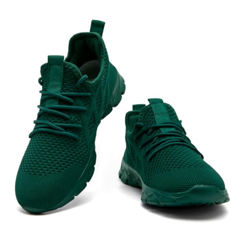 Image of Mens Slip On Walking Shoes Non Slip Running Shoes Lightweight Breathable Tennis Sneakers Fashion Casual Gym Trainers