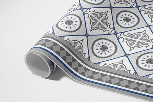 Tapis extérieur losanges géométriques résistant aux UV et pluie - 6