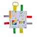 Lovey Chew Blanket Crinkle Toy Tag Square Sensory by Baby Jack (Wizard)