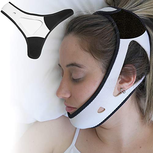 PrimeSiesta: Anti Snoring Chin Strap - Snore Stopper & Snoring Solution - Breathable