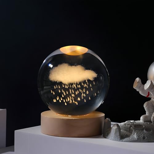 クリスタルボール 3D 置物 プレゼント 人気 ガラス細工 インテリア 雑貨 おしゃれ 可愛い 置物 結婚記念日 誕生日 クリスマス バレンタイン プレゼント 男性 女性 水晶玉 オブジェ LEDライトベース 間接照明 雰囲気作り 飾り 記念日 卒業祝い