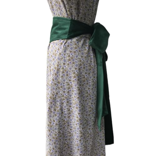 Women Triangle Velvet Wide Waist Belts for Dress Self Tie Cinch Belt for Wedding Party4