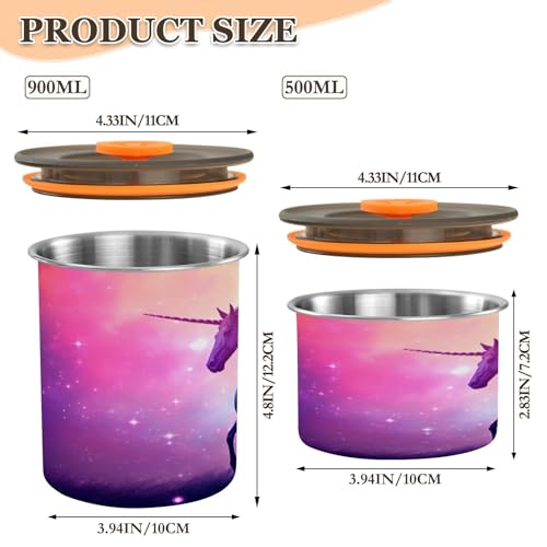 Envase Hermético de Acero para Café 900ml Blueangle miniatura 2