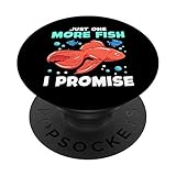 Aquarium Aquarist Just One More I Promise Funny Betta Fish PopSockets Swappable PopGrip