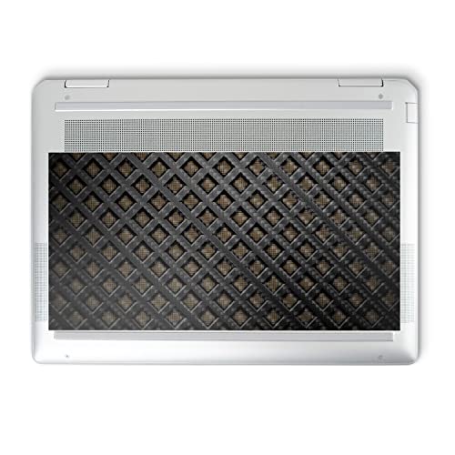 Image of MightySkins Carbon Fiber Skin Compatible with HP Spectre x360 14 inch (2022) Full Wrap Kit - Black Wall | Protective, Durable Textured Carbon Fiber Finish | Easy to Apply | Made in The USA