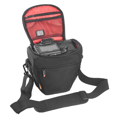 Bolso compacto para cámara DSLR FOSOTO compatible con Nikon y Canon miniatura 4