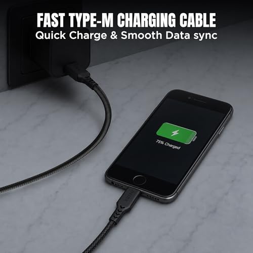 Image of Intex Speed 3A USB to Micro Fast Charging Cable Output Cable, 480mbps, Data Sync, Strong PVC Cable for Mobile, Neckband, Compatible with Micro Devices - Black