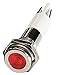 Flat Indicator Light, Red, 120VAC