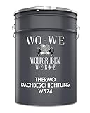 WO-WE Thermo Dachfarbe Sockelfarbe Dachsanierung Dachziegel Farbe W524 Silbergrau ähnl. RAL 7001-5L