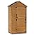 MCombo Large Outdoor Storage Cabinet with 3 Shelves, 80 Inches Tall Outside Storage Shed with Floor, Oversize Garden Shed for Yard Lawn Patio, 1998