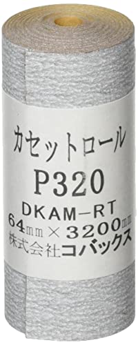 HOSCO Luthiers Tools �T���h�y�[�p�[���[�� ���ʔS�� #320 W64xL3200mm KCR320